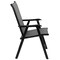 Flash Furniture 2PK Gray/Black Outdoor Folding Patio Sling Chair 2-TLH-SC-044-B-GG - alternate 4